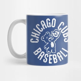 Vintage Chicago Cubs Baseball with Cub Mug